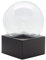 Snowglobe for You | Bastelset DIY Schneekugel mit 1 x Schnee | Do it Yourself mit Glaskugel und Polyresinsockel | schwarz eckig | 100mm Durchmesser | Schüttelkugel individuell | 40067