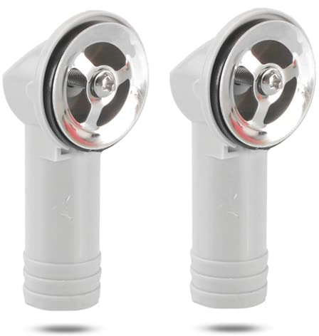 2 Pack Sink Overflow Head Wash Basin Overflow Head Kitchen Sink Accessories Overflow Round Interface (Sink Overflow Head)