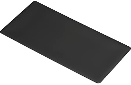 PATIKIL 4x2 Metal Nombre Placa, 10 Paquete Anodizado Aluminio Auto Adhesivo Cartel Etiqueta Personalizado Personalizado Grabado En Blanco Placa para Bricolaje Impresión, Negro