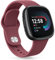 Oumida für Fitbit Versa 3 Armband/Fitbit Versa 4 Armband/Fitbit Sense Armband für Damen Herren, Silikon Armbänder Sport Ersatz Uhrenarmband für Fitbit Versa 3/Versa 4/Sense/Sense 2, Weinrot