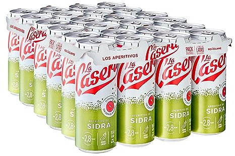 La Casera Aperitivo con Sidra - Lata, Pack 24 x 33 cl