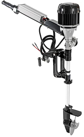 Elektrischer Außenborder Außenbordmotor Schlauchboot Motor Aussenborder | Elektromotor Boot | 48V 1000W | Umweltfreundlich | Kraftvoll | 12km/h