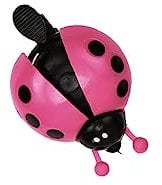 LOVIVER Kids Bike Bell - Colorful Novelty Boys & Girls Ladybird Kids Bell - Toddlers Bike Accessory, Pink