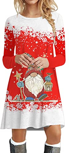 WVONIF Robe De Noël Femme en Laine et Lin - Longue, Casual, Bohème, Élégante, Décontractée, Séchage Rapide, Grande Taille, Bretelles, Rétro