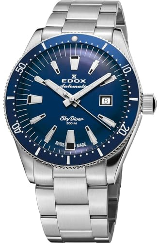 Edox Analog 80131-3BUM-BUIN, silber, Armband