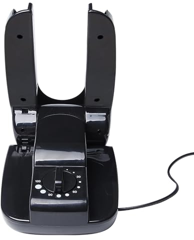 Boots and Shoes Dryer,Glove Dryer & Boot Warmer with Heat Blower,Portable Adjustable Rack and Timer,Folding Design & Quick Drying for Shoes,Gloves,Hats,Socks,Ski Boots