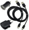 Suncase-Store Ensemble d'accessoires 4 en 1 compatible avec Doro 2820 / Doro 2880 / Doro 1880 2 câbles de données USB type C / 1 adaptateur secteur / 1 adaptateur allume-cigare (Suncase-Store) avec
