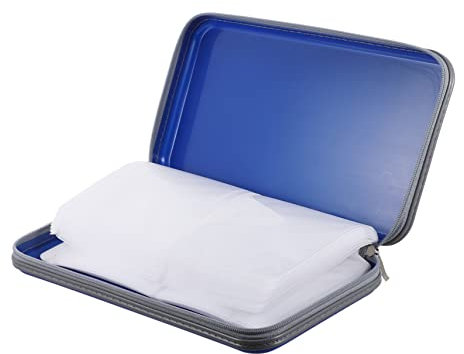 Cabilock Cd-Aufbewahrungstasche Mit Fächern DVD-behälter Cd-hülle Für Spiele-CDs Musik-CDs Video-CDs Platzsparend Schützt Vor Äußeren Einflüssen Organisiert Leicht Zu Transportieren