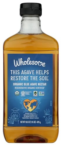 WHOLESOME Organic Blue Agave Nectar, 18.5 OZ