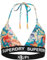 Superdry Damen Triangel-Bikinioberteil mit Logo Bali Blau Anemone 42