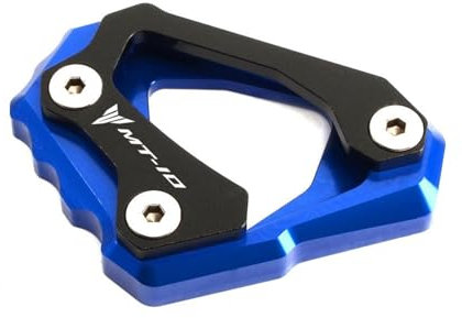 TESAY Motorrad Seitenständer Auflagevergrößerung Pad Für Y-AMAHA MT10 MT-10 2016-2020 Motorrad Kickstand Fuß Seitenständer Verlängerung Pad Stützplatte (Farbe : 2)