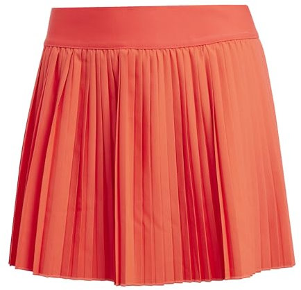 adidas Damen Club Pleated Climacool Tennis Skirt, semi Lucid red, S