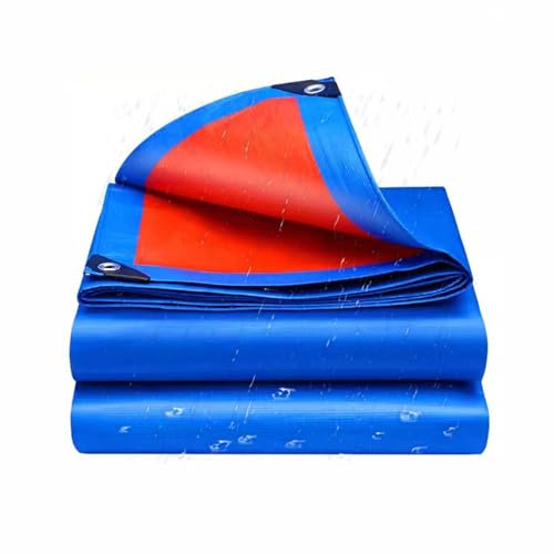 3x6m Lona Exterior Impermeable, 180 G/m² PE Lona De Protección, Lonas para Piscinas con Ojales De Aluminio, Toldo Reforzada para Muebles, Jardín, Coche, Funda Protectora