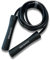 Corda per saltare con gravità elevata, 3 m, 10 mm in PVC, rinforzata, cardio e forza, con cuscinetti fluidi, ideale per interni/esterni e perdita di peso (nero)