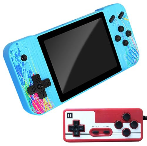 HOVCEH Mini Console de Jeux Rétro, Console de Jeux Portable Supporte 2 Joueurs , Mini Console de Jeu Gameboy avec 800 Jeux Classiques, Cadeau pour Garçons Et Filles