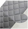 Gestepptes Leder Stoff Kunstleder gesteppt kaschiert 3mm Leder Polsterstoff Stoff,Polsterstoff Gesteppt Kaschiert Leder Polsterstoff - für Polsterarbeiten, Auto, Kissen, 1,6m Breit#1.6x1m,Schwarz (rot