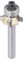 Runden über Router Bit 1 /4 Shank R3 4 Flöte Professionelle Rundkante Router Bit Holzbearbeitung