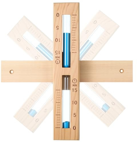 Clessidra sauna 15 minuti sauna clessidra sauna 15 minuti in cedro rosso con sabbia blu clessidra in legno resistente al calore, accessori sauna sauna e sala spa