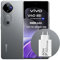 VIVO V40 5G Smartphone 12GB RAM 512GB ROM,120Hz 6.78 AMOLED, 5500mAh Batería,Cámara Principal de ZEISS 50MP,Snapdragon 7 Gen 3, IP68, Dual Sim, NFC, Android 14,Plateado(con Cargador 80W)