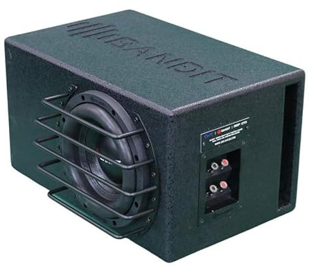 DEEJAY LED BANDIT8 Despacito Single 8-inch Subwoofer in A Box Cabinet 750 Wrms 1500 Watts Peak with Grill Guard and Two Voice Coils 2 ohms Each