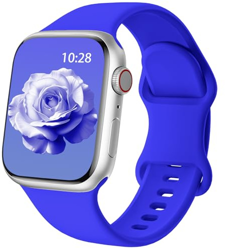 Silikon Ersatzarmband für Sport Apple Watch Armband 40mm 41mm 42mm 38mm