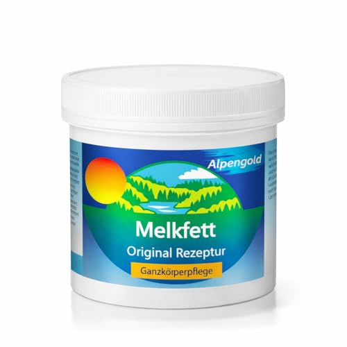 Alwag Melkfett 250 ml – Intensive Hautpflege bei trockener & spröder Haut – Mit Vaseline & Vitamin E – Schutz & Pflege für Hände, Lippen & Füße