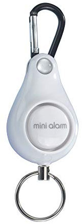 WENKO Taschenalarm, Weiß, 100dB, Batteriebetrieben, Alarm, Personal Security Alarm