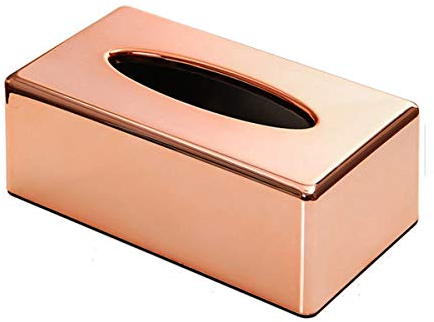 Tissue Box ABS Kosmetiktuecherbox Taschentuchspender Kosmetiktuch Taschetuch 13.8 × 25 × 9.1cm