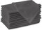Encasa XO Baumwollstoffservietten | 12er-Set | Größe 43x43 cm | Grey Volltonfarbe | Waschmaschinenfest
