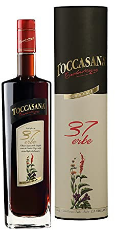 Toccasana Di Teodoro Negro Pacco Regalo - 37 Erbe Liquore - Cl 100-1000 ml