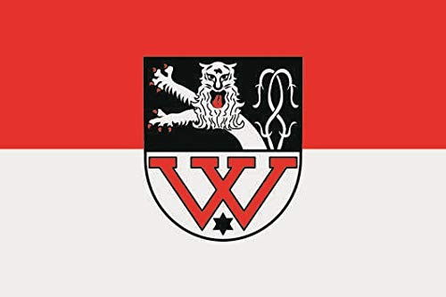 U24 Aufkleber Windesheim Flagge Fahne 8 x 5 cm Autoaufkleber Sticker