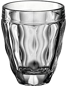 Leonardo Brindisi Trink-Glas 1 Stück, spülmaschinenfester Wasser-Kelch, Trink-Becher aus Glas, modernes Saft-Glas, grau, 270 ml, 021604