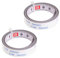 2 Pcs Self Adhesive Measure Tape Left to Right Stainless Steel Miter Track Tape Measure for T-Track Router Table Saw Woodworking Tool