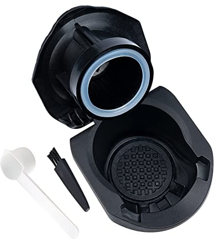 Capsule Adapter Compatible with Nespresso Dolce Gusto, Genio S Plus, Coffee Capsules Converter, Integrated Flip Design Disposable/Reusable Capsules Coffee Maker Accessory