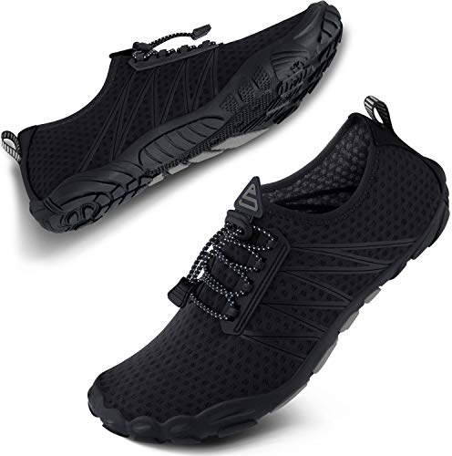 SEEKWAY Chaussures d'eau Hommes Femmes Adulte Séchage Rapide Aqua Chaussette Pieds Nus pour Plage Nager Rivière Piscine Lac Randonnée Kayak Surf SP001 43EU