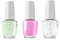 OPI Nature Strong Natural Origin Vegan Nail Polish, Emflowered, Top Coat & Base Coat Trio, 3 x 15ml