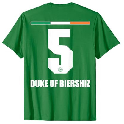 Irland Sauf Trikot Biershiz Saufnamen St. Patrick's Day T-Shirt