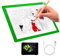 Miraculous Ladybug - A4 Leuchttisch, Neoprenhülle, Zeichenset mit USB-Ladegerät und Malvorlagen, Kunstbedarf für Kinder (Wyncor) (Grün - Cat Noir)
