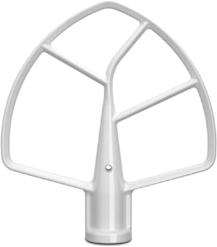 KitchenAid BATIDOR PLANO PARA BATIDORAS AMASADORAS CON BOL ELEVABLE 5,2 L - REVESTIMIENTO EN BLANCO 5KSMBLWF