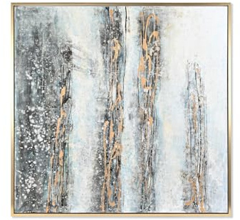 CUADRO LIENZO PS 131X4X131 ABSTRACTO PINTADO MANO