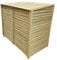 Samuel ALEXANDER 1.34m x 1.2m Large Wooden Outdoor Garden Double Wheelie Bin Store Storage for Bins, Garden Bin Storage box, Wheelie Bin Hideaways, Bin Shed