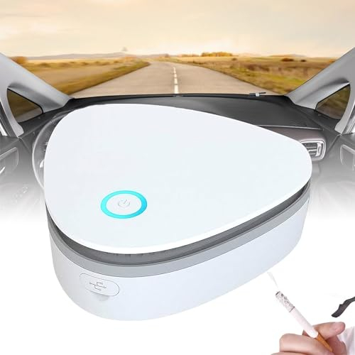 Odor Remover Machine for Smoke Smell,Smoke Odor Remover,Ultimate Odor Remover,Wireless Portable Odor Eliminator Machine,Air Freshener,Smoke Air Purifiers For Home Office Car (White)