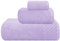 MyOwn Ultra Soft 3er-Pack Baumwoll-Handtuch-Set, enthält a übergroße Badetücher 70 x 140 cm, a Handtücher 40 x 60 cm und a Waschbetten 30 x 30 cm, Dunkelviolett