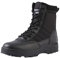 Generic Uomo Stivali da combattimento tattici, con cerniera laterale YKK, Nero, 41 EU