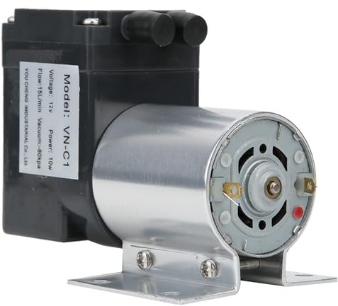 Pompa per Vuoto, Pompa per Vuoto, Pompa per Vuoto Elettrica Pompe di Aspirazione con Supporto -80 KPa 10 W DC24 V/DC12 V 15L/min (DC12V)
