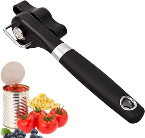 Ouvre Boite de Conserve - Ouvre-boîtes Manuels Can Opener Ouvrez les Boîtes de Conserve Facilement - Sans Bords Tranchants Poignée Confortable
