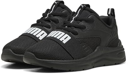 PUMA Soft Wired 2 PS Kinder Sneaker Schuhe Unisex 401506 01 schwarz