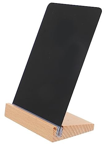 STOBOK Holz Desktop Tafel Licht Trocken Abwischbaren Bord Basis Hinweis Bord Zeichen Tun Bord Hinweis Schreibtafel Nachricht Bord