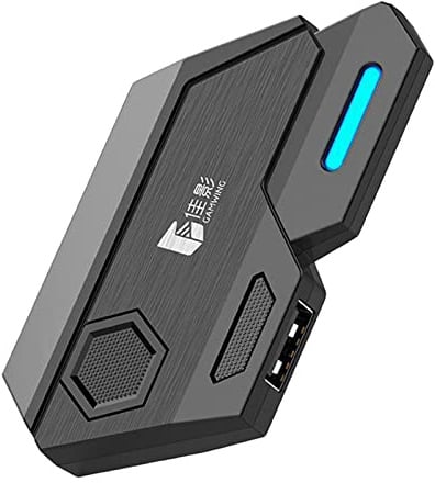 Xgdsnly Keyboard Maus Adapter USB Gamepad Konverter Bluetooth Verbindung Plug and Play Unterstützt Individuelle Tastenbelegung für Mobile Spiele PC Gaming, für Mix SE