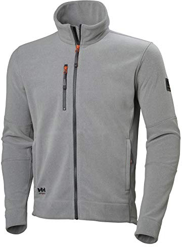 Helly-Hansen Unisex-Erwachsene Fleece Jacket Kensington Fleecejacke, Grau, Melange, 4XL